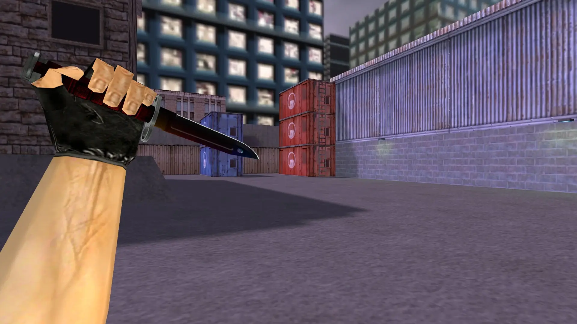 Bayonet | Rainbow — cs_assault (first person)