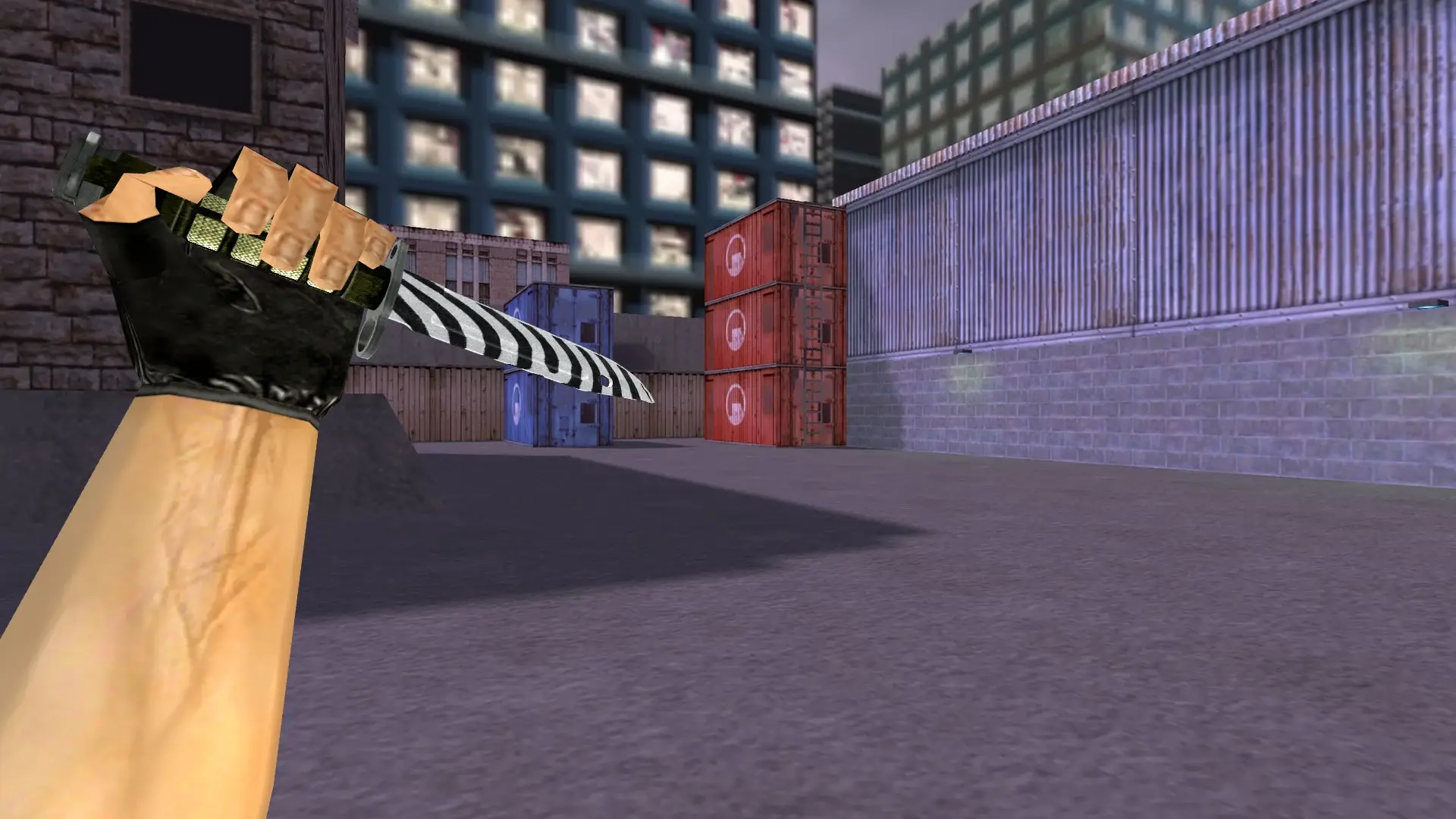 Bayonet | Zebra — cs_assault (first person)
