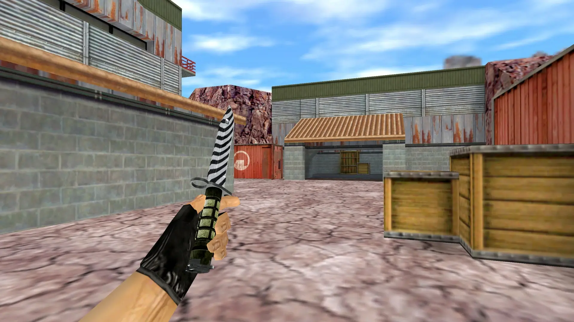 Bayonet | Zebra — de_nuke (first person)
