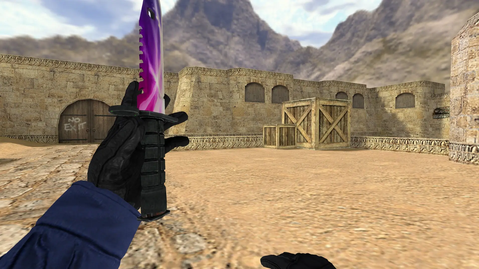 M9 Bayonet | Spectrum — de_dust2 (first person)