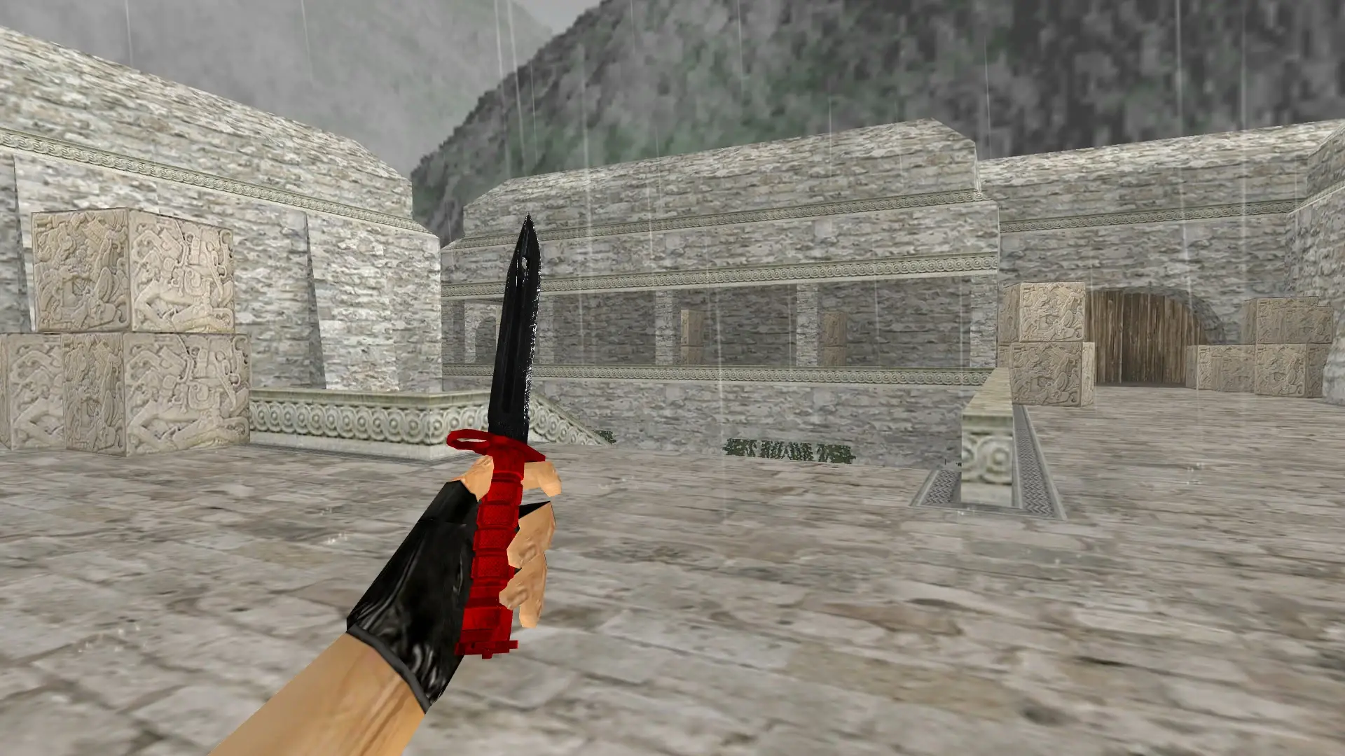 Bayonet | Nitro — de_aztec (first person)