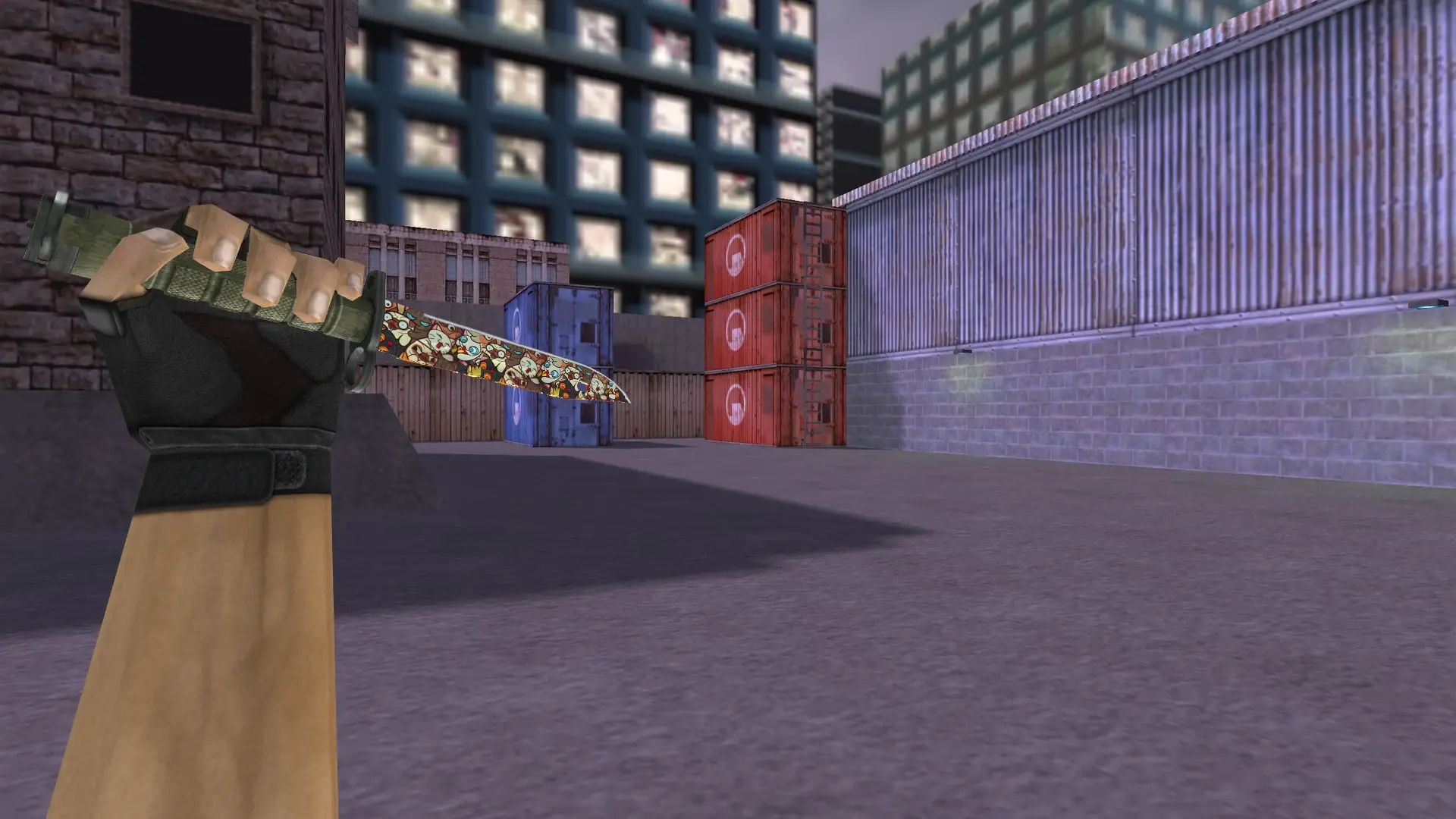 Bayonet | Paw — cs_assault (first person)