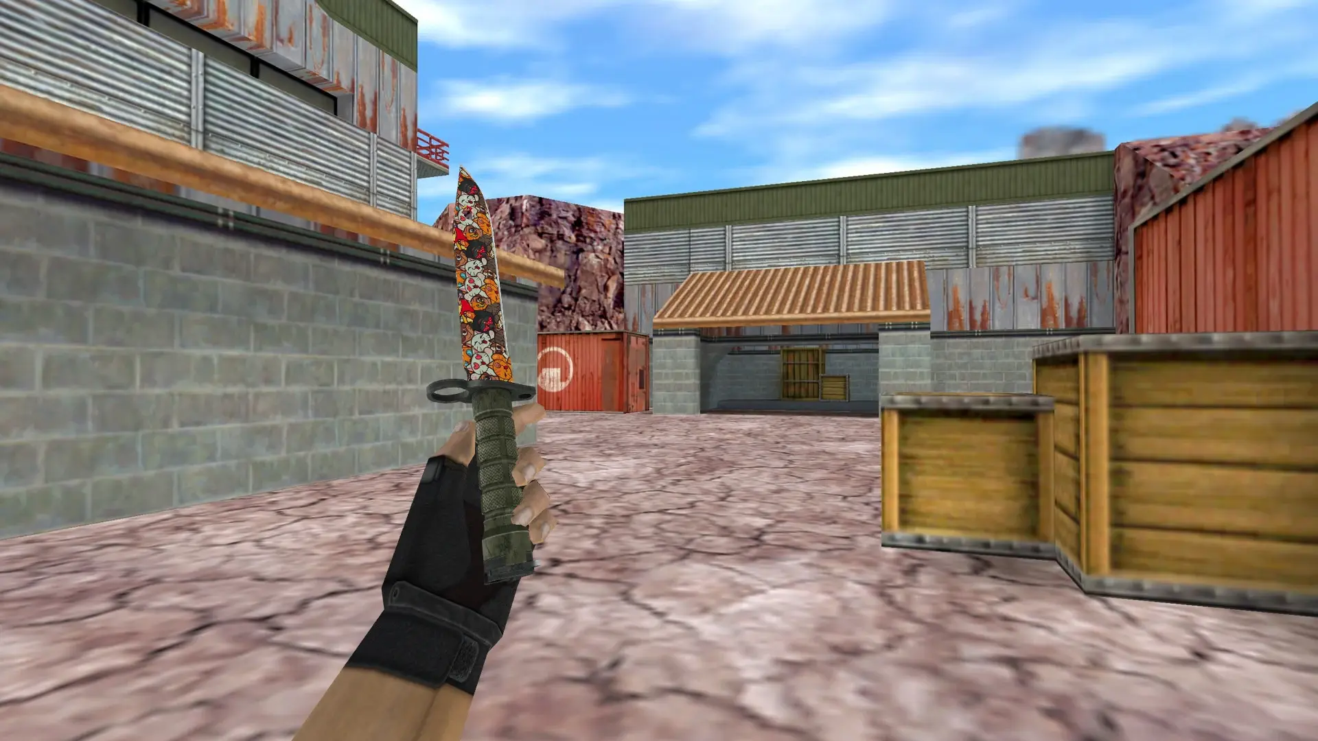 Bayonet | Paw — de_nuke (first person)