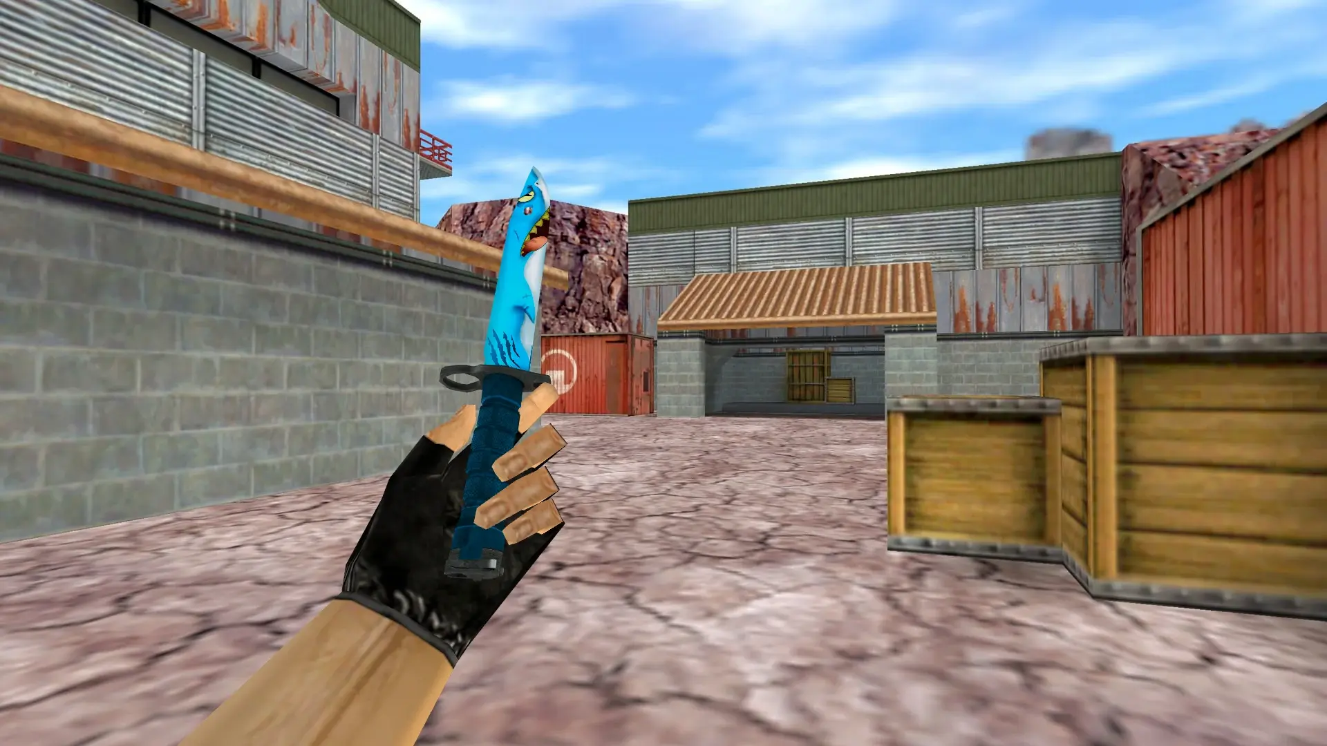 Bayonet | Shark — de_nuke (first person)