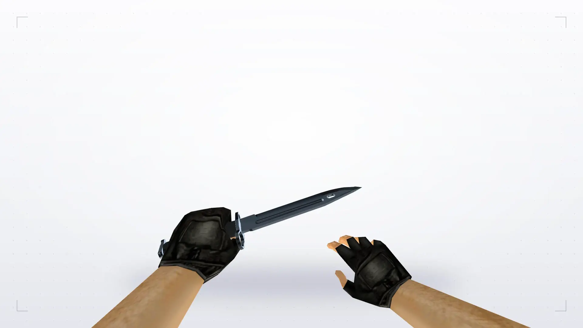 Bayonet | Silver Chrome — first person