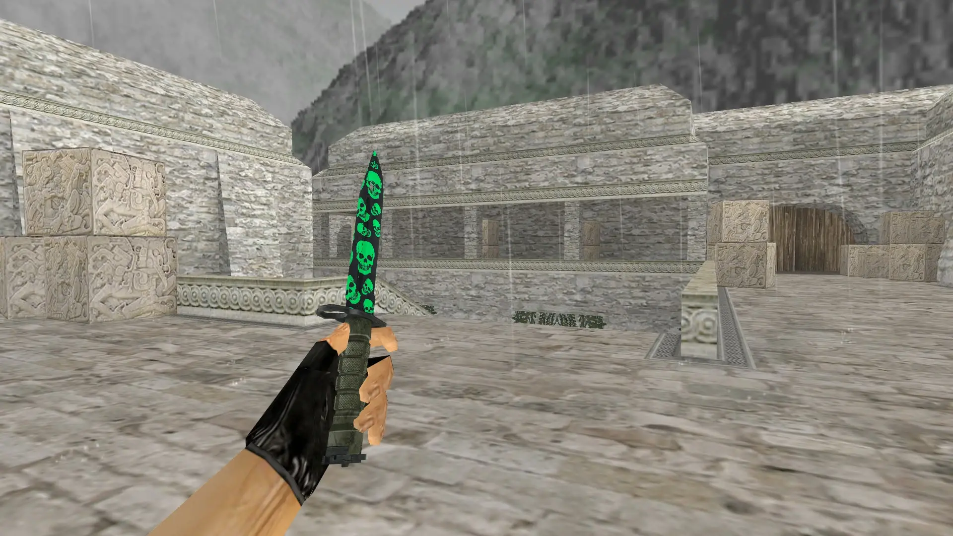Minecraft Aztec Pattern Bayonet | Skull Pattern - CS 1.6 Model - CS Nation