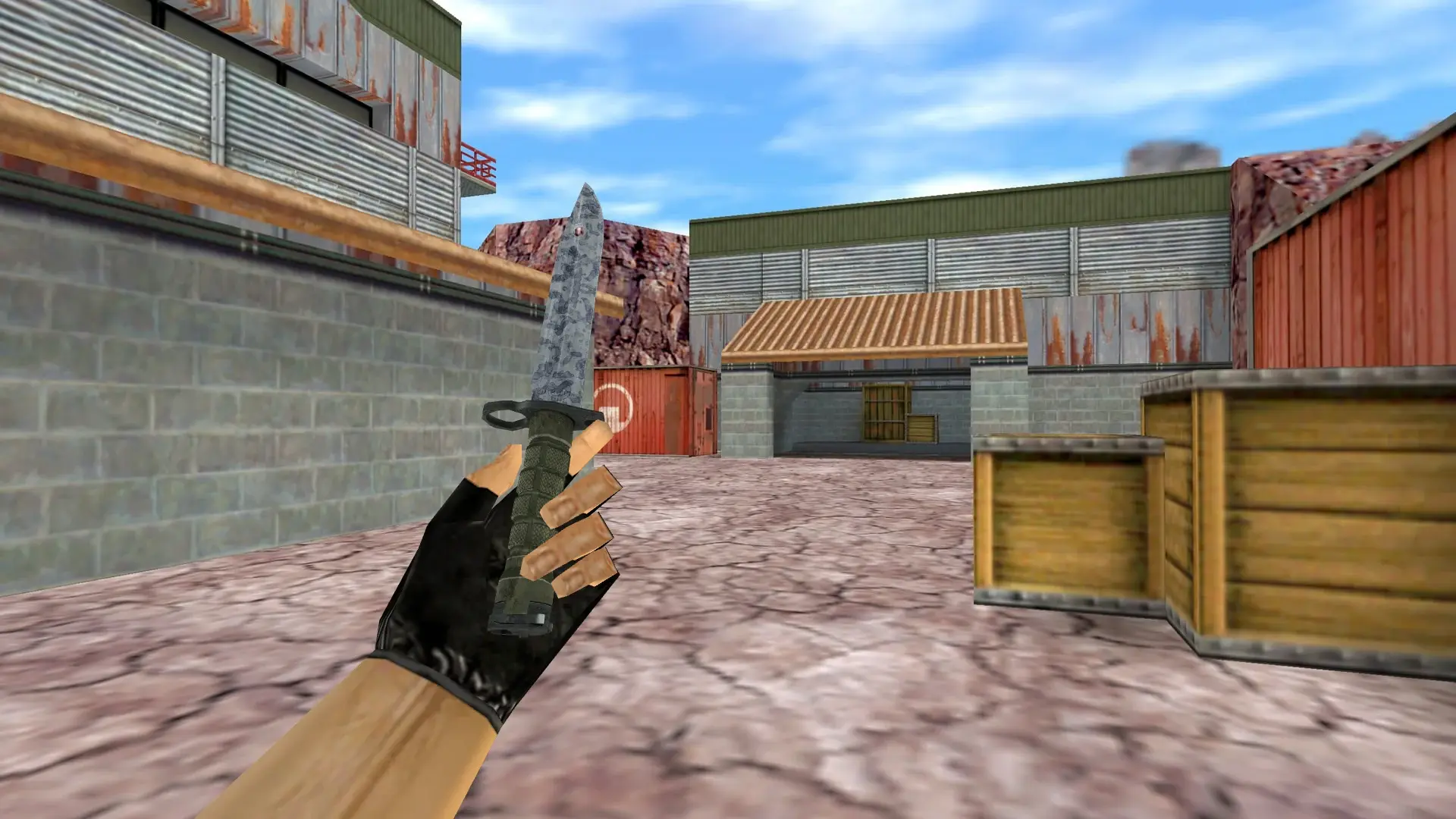 Bayonet | Stained — de_nuke (first person)