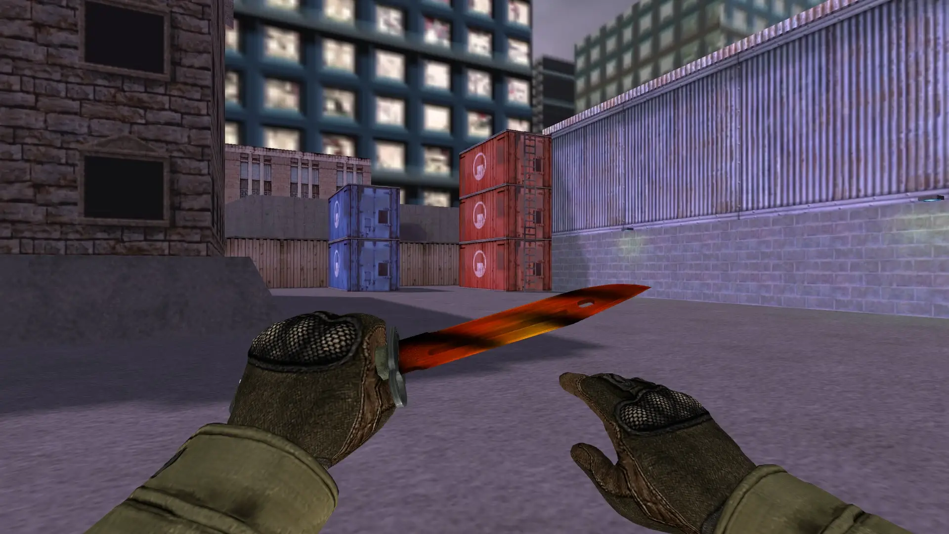 Bayonet | Tigris — cs_assault (first person)