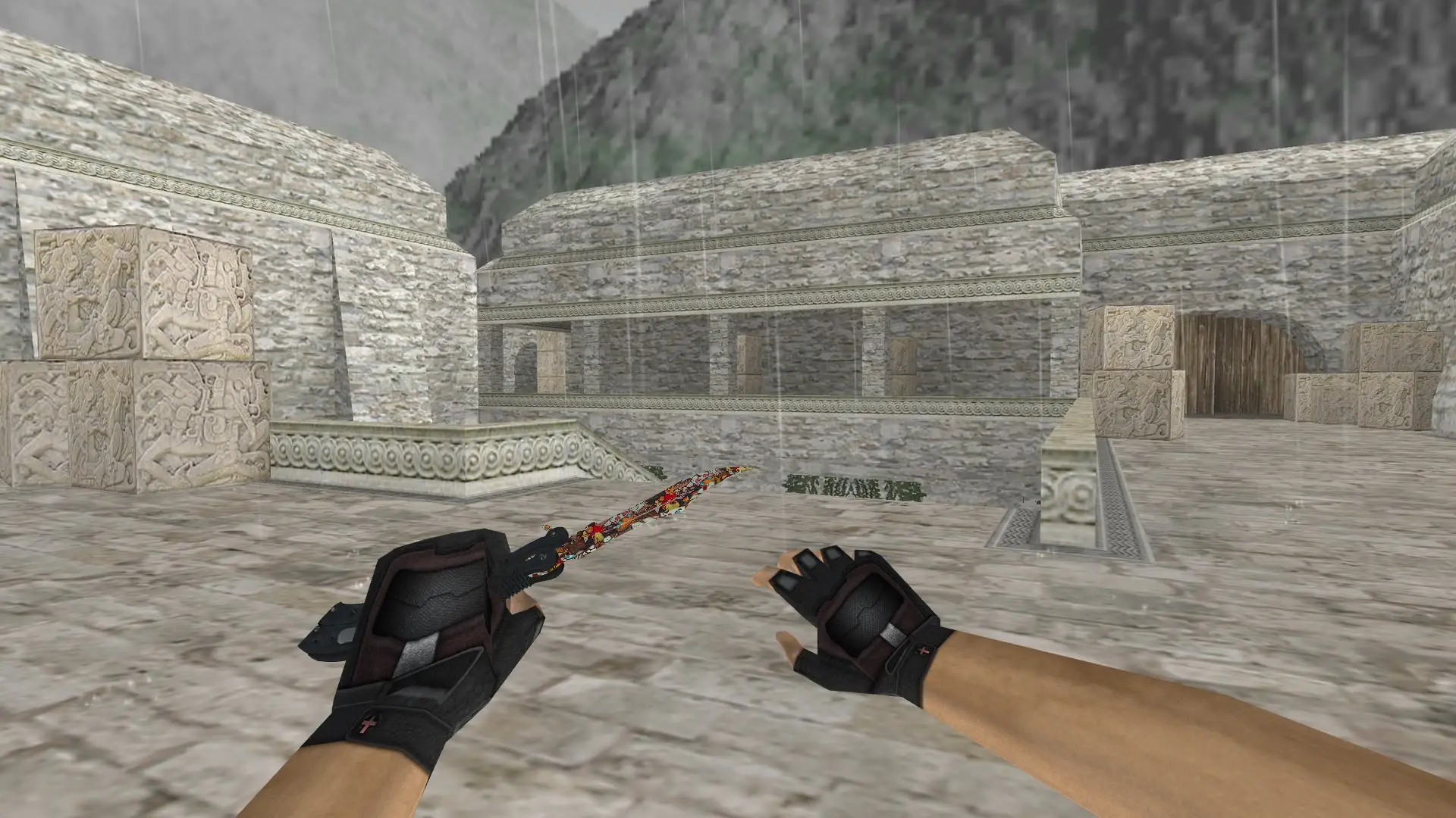 Butterfly Knife | Paw — de_aztec (first person)