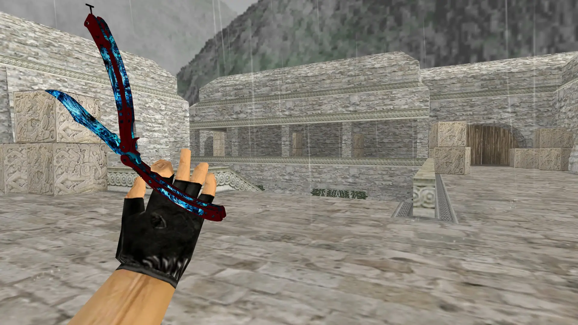 Butterfly Knife | Song of Ice — de_aztec (first person)