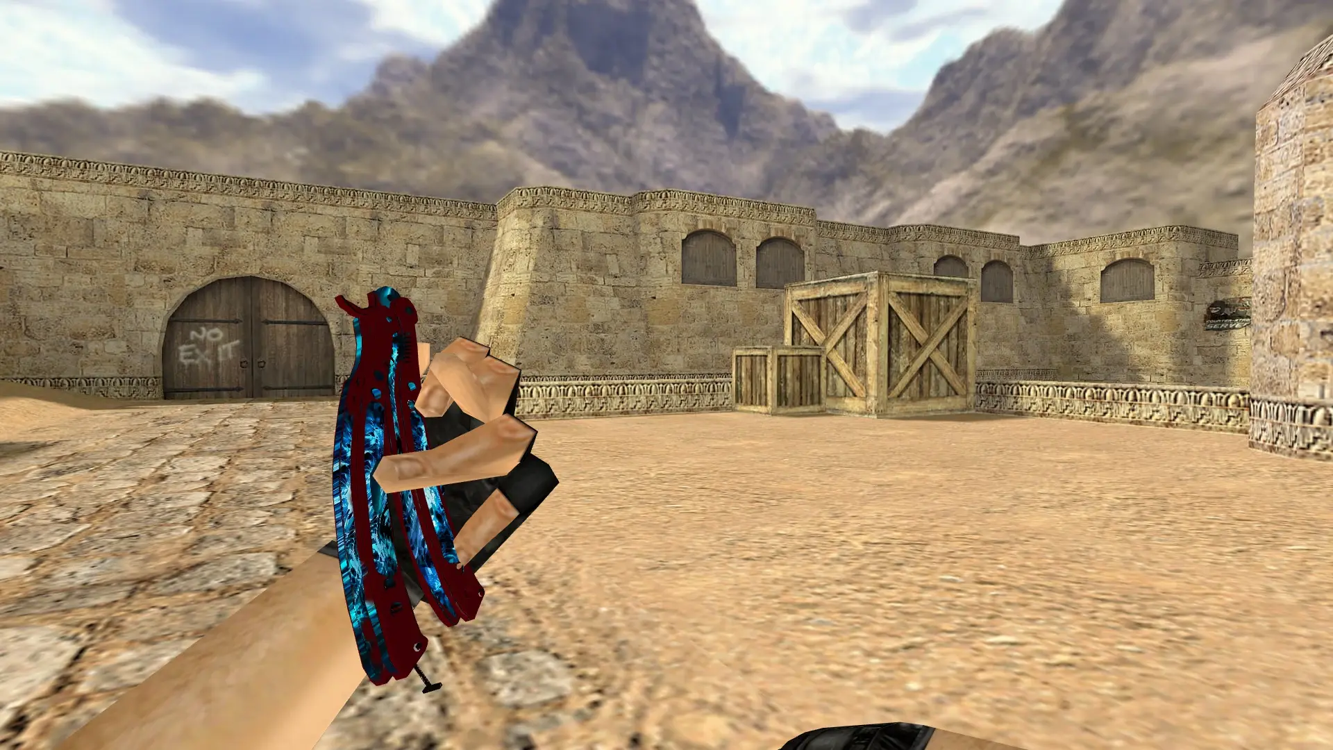 Butterfly Knife | Song of Ice — de_dust2 (first person)