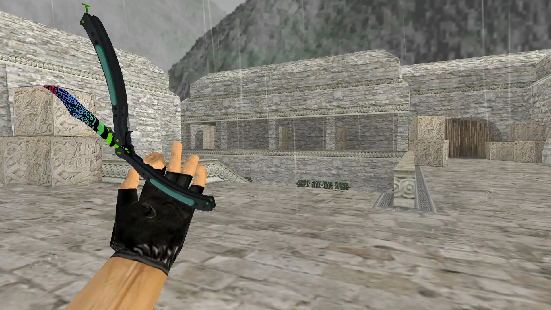 Butterfly Knife | Superfurry — de_aztec (first person)