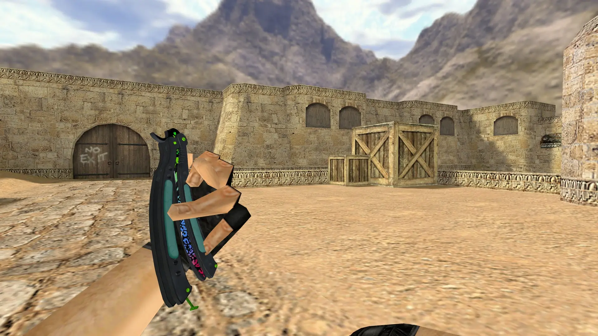 Butterfly Knife | Superfurry — de_dust2 (first person)