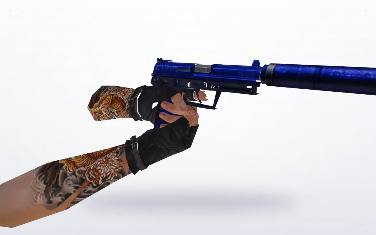 Blue Weapons with Tattoo — USP — Blue Weapons with Tattoo