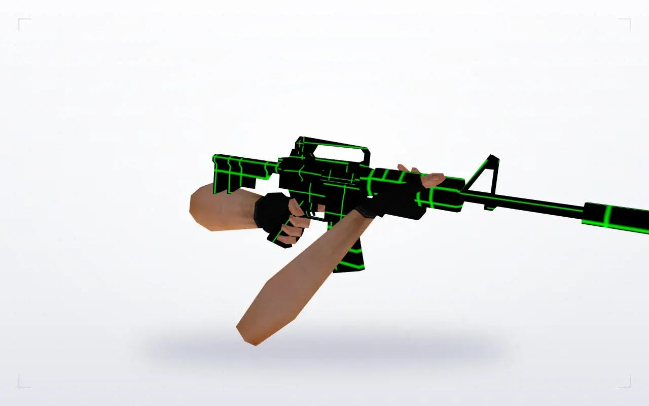 Greenlines Weapon Set — M4A1: Greenlines Weapon Set
