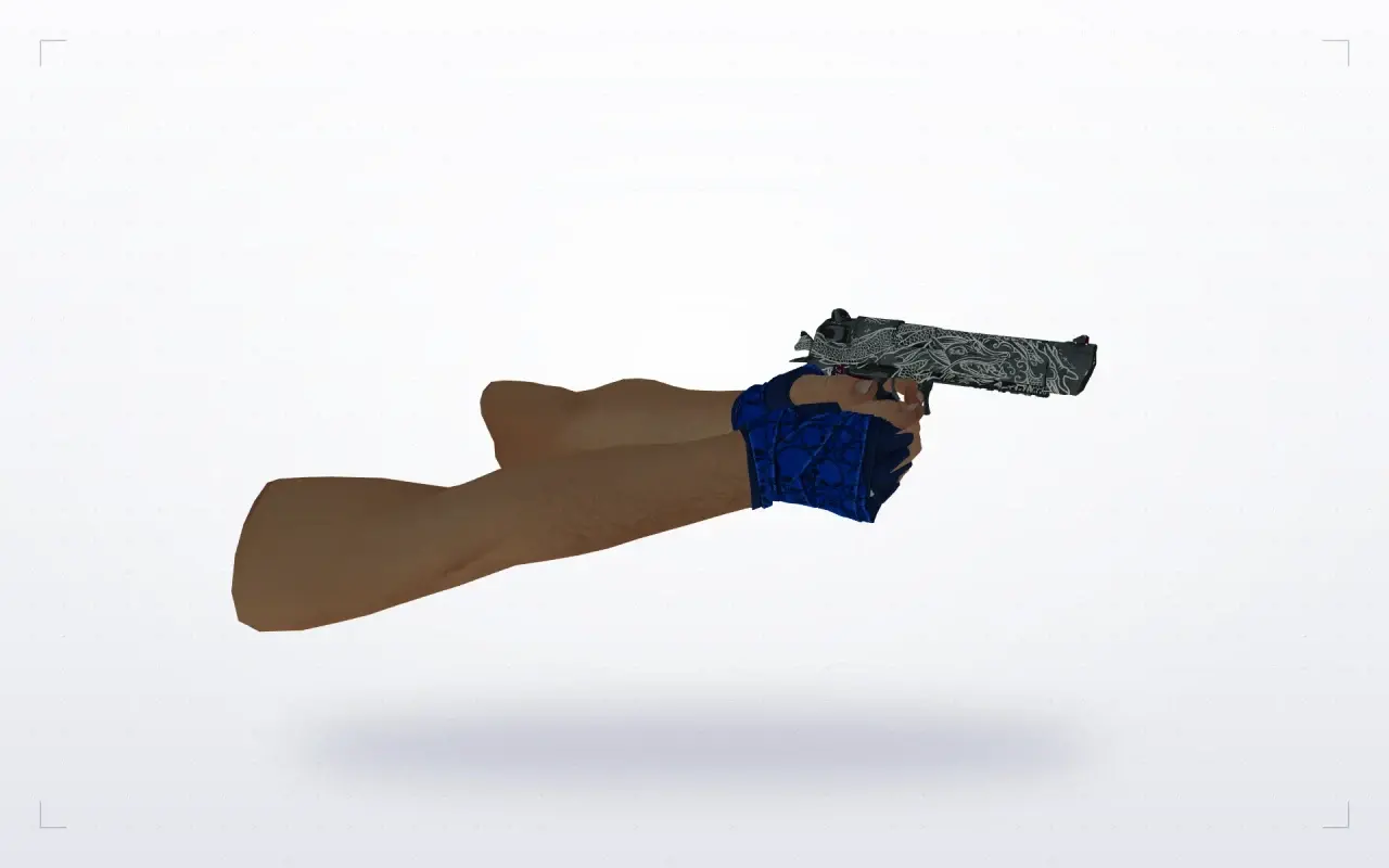 Hand Wraps Cobalt Skulls Pack — Desert Eagle: Hand Wraps Cobalt Skulls Pack