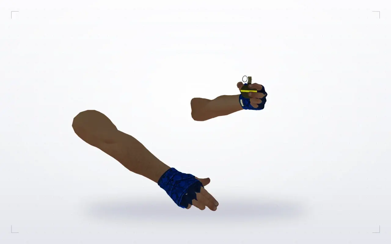 Hand Wraps Cobalt Skulls Pack — HE Grenade: Hand Wraps Cobalt Skulls Pack