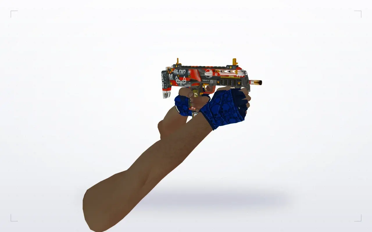 Hand Wraps Cobalt Skulls Pack — MP5 Navy: Hand Wraps Cobalt Skulls Pack