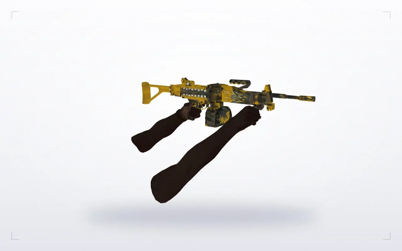Pirate Hands Weapon Pack — M249 — Pirate Hands Weapon Pack