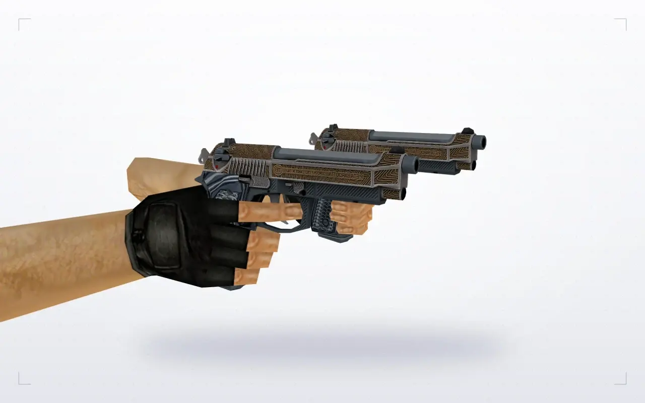 Riptide Weapon Skins Pack — Dual Berettas Tread