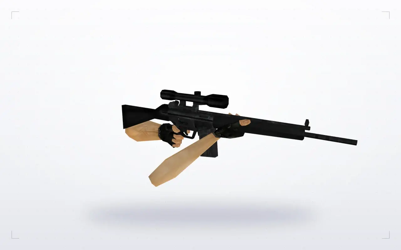 HLTV Weapon Models — G3SG1: HLTV Weapon Models