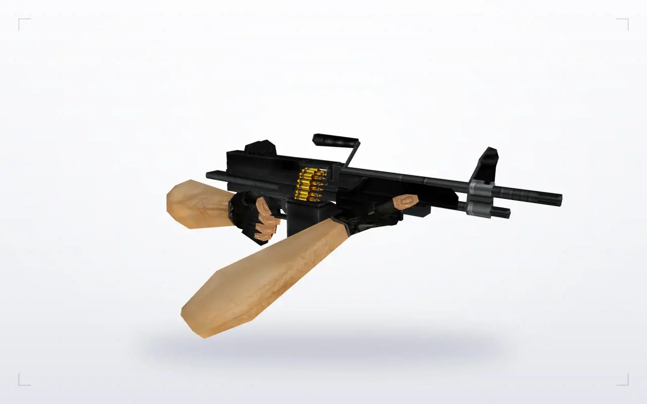 HLTV Weapon Models — M249: HLTV Weapon Models