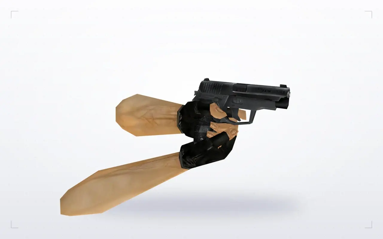 HLTV Weapon Models — P228: HLTV Weapon Models