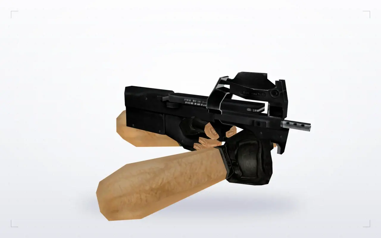 HLTV Weapon Models — P90: HLTV Weapon Models