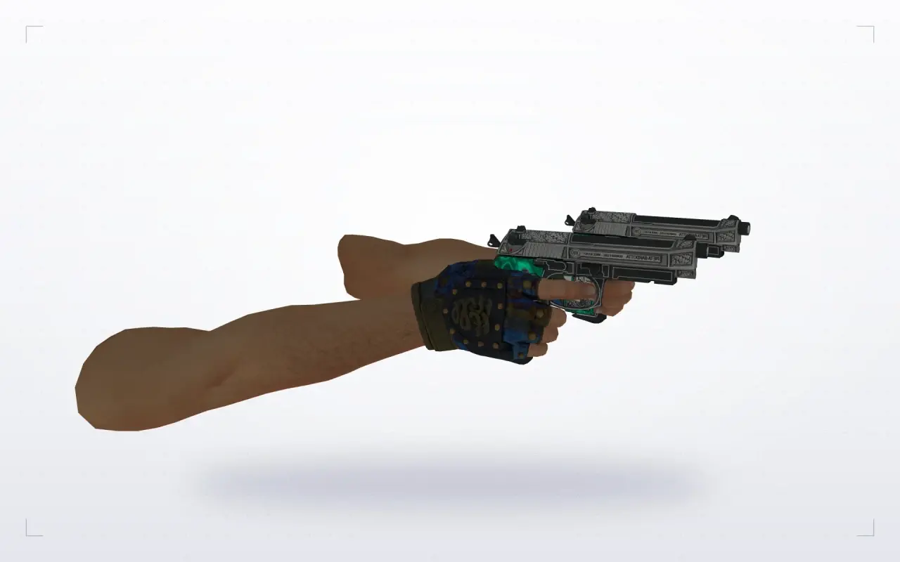 Hydra Gloves Case Hardened Pack — Dual Berettas: Hydra Gloves Case Hardened Pack