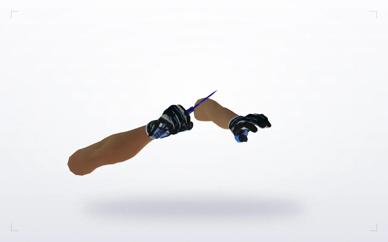 Sport Gloves Superconductor Pack — Butterfly Sapphire — Sport Gloves Superconductor Pack