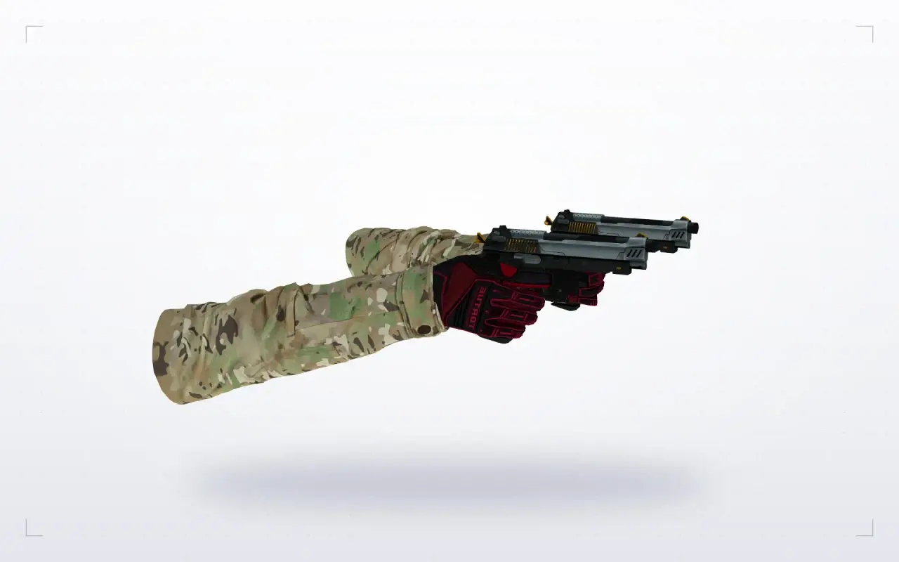 Specialist Gloves Crimson Kimono Pack — Dual Berettas — Specialist Gloves Crimson Kimono Pack