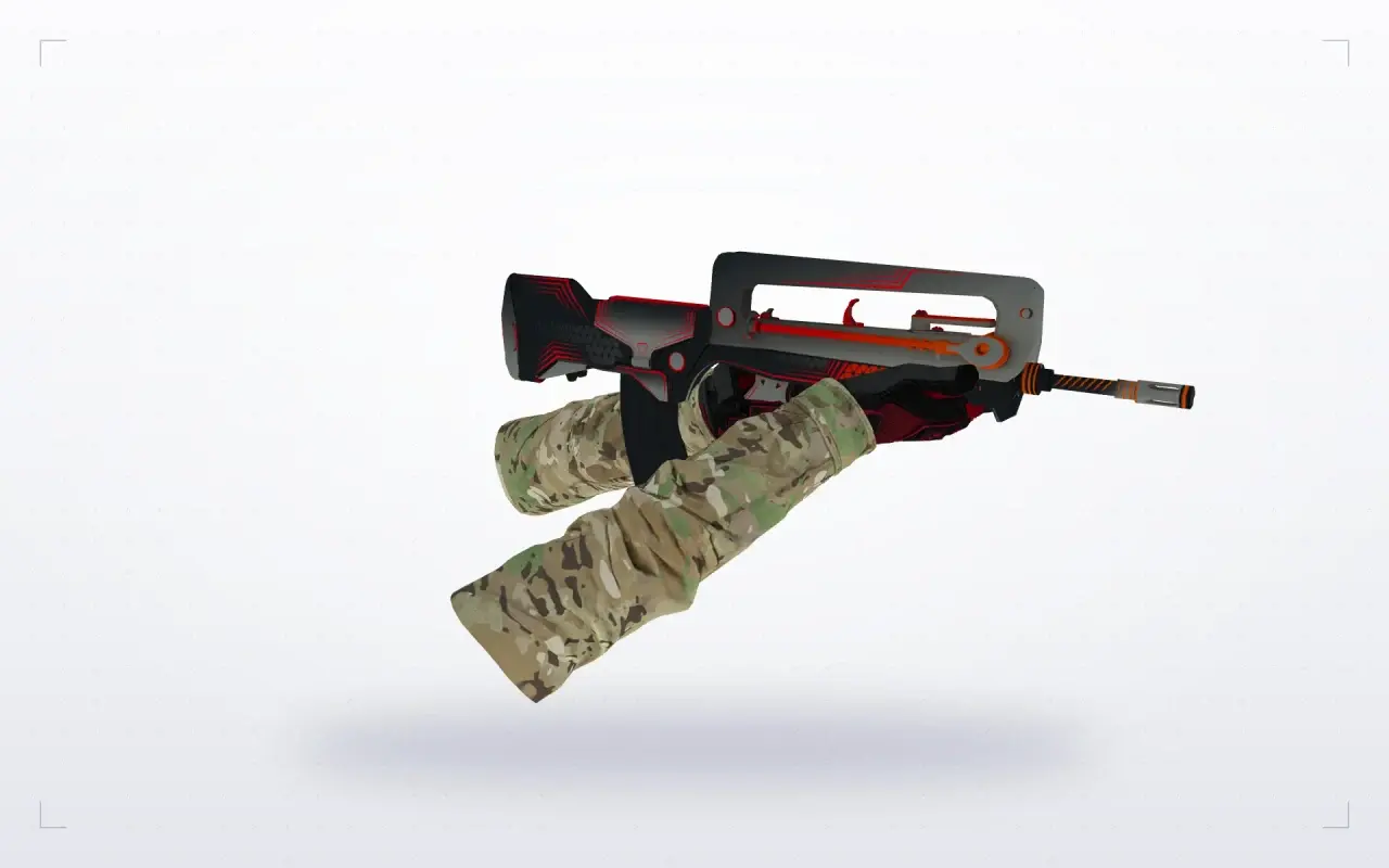 Specialist Gloves Crimson Kimono Pack — FAMAS — Specialist Gloves Crimson Kimono Pack
