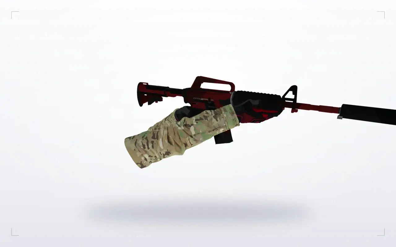 Specialist Gloves Crimson Kimono Pack — M4A1 — Specialist Gloves Crimson Kimono Pack