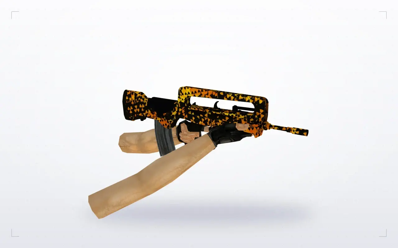 Train 2021 Collection Weapon Skin Pack — FAMAS Meltdown