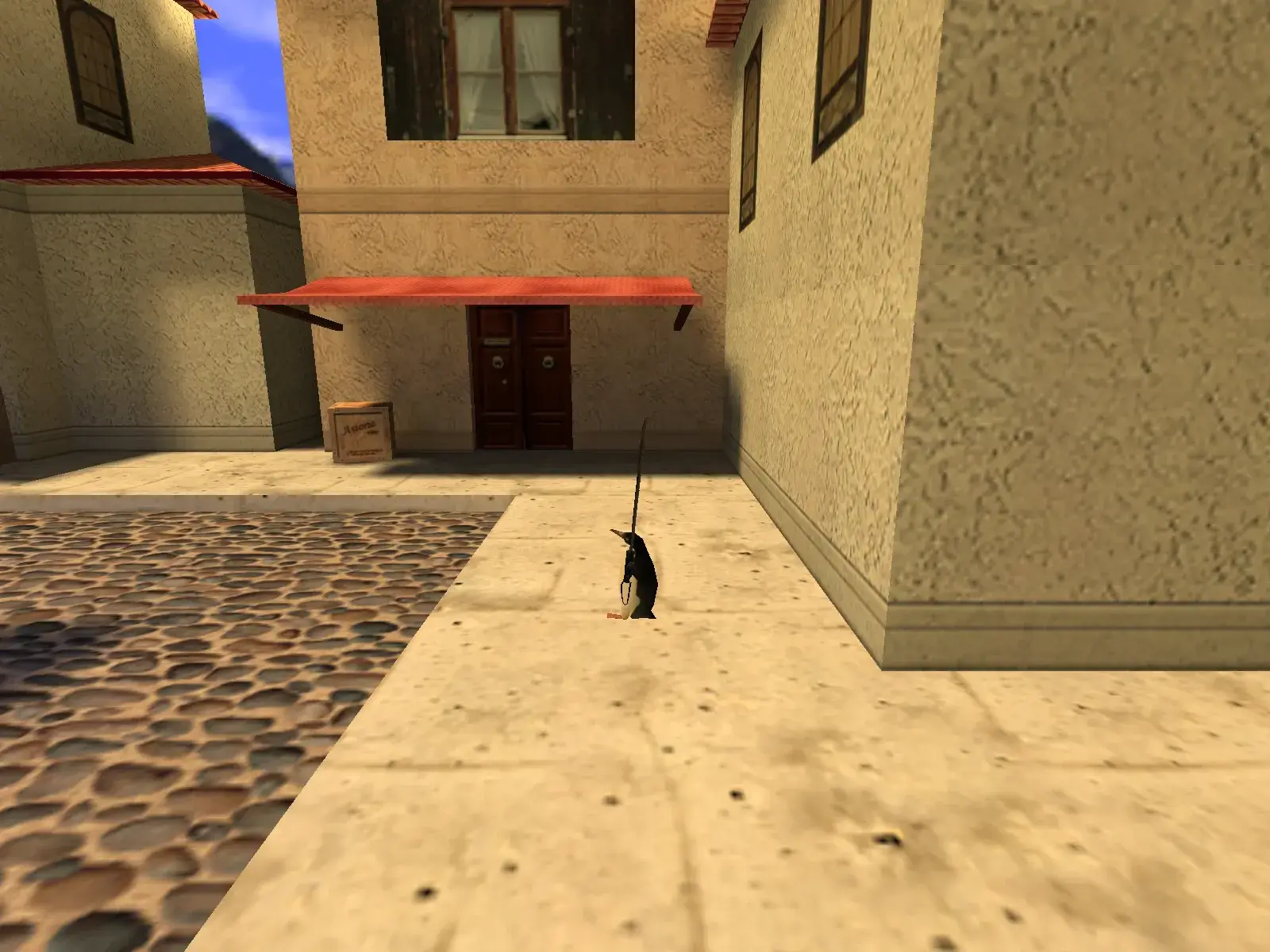 Rodrigo the Penguin — cs_italy, the market street from the other side