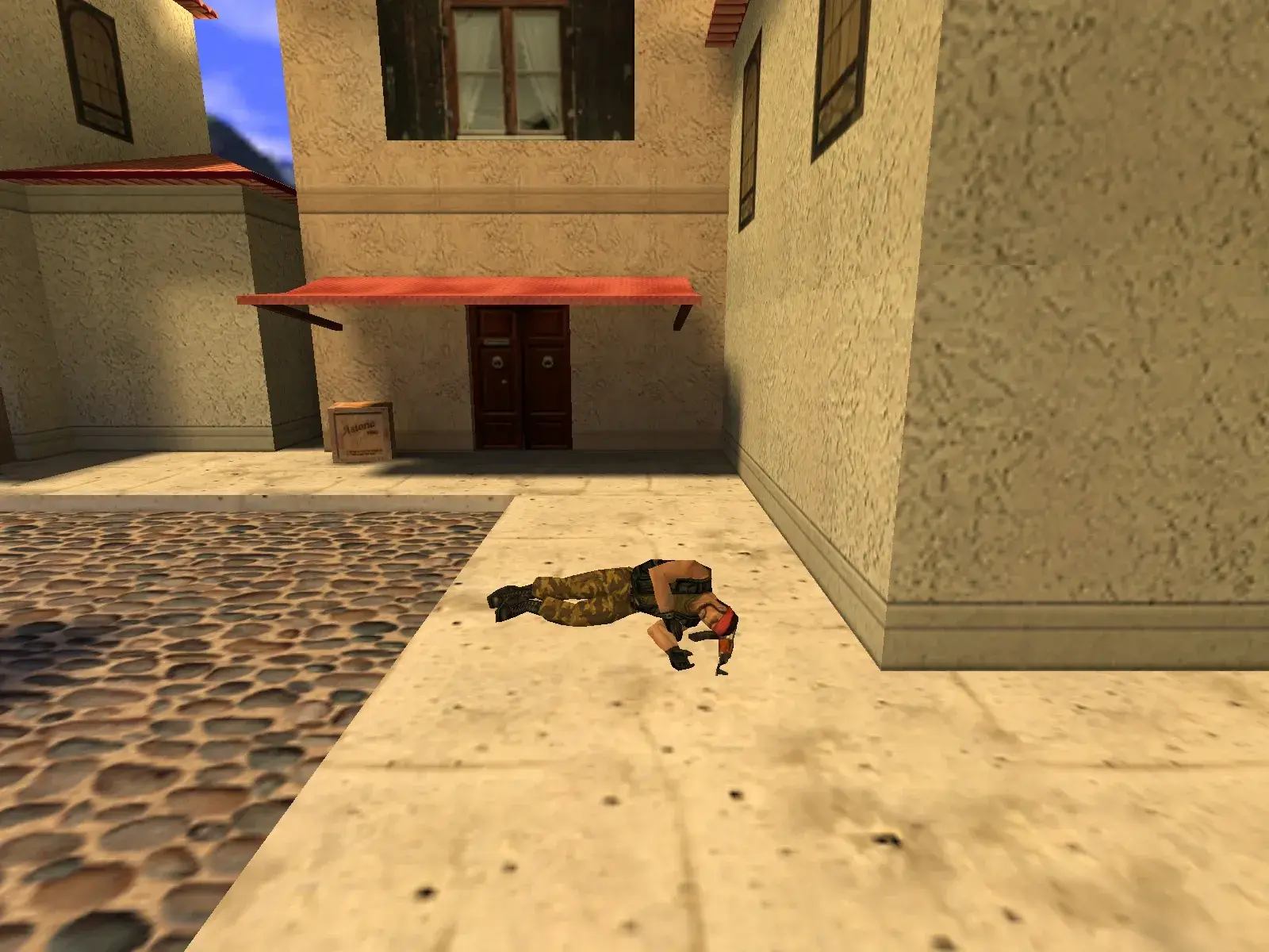 Sleeping Terrorist — cs_italy, the market street from the other side
