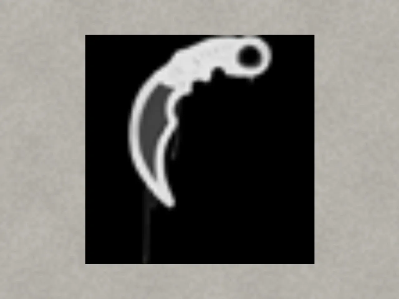 Rectangular Portal Frame Karambit - CS 1.6 Spray - CS Nation