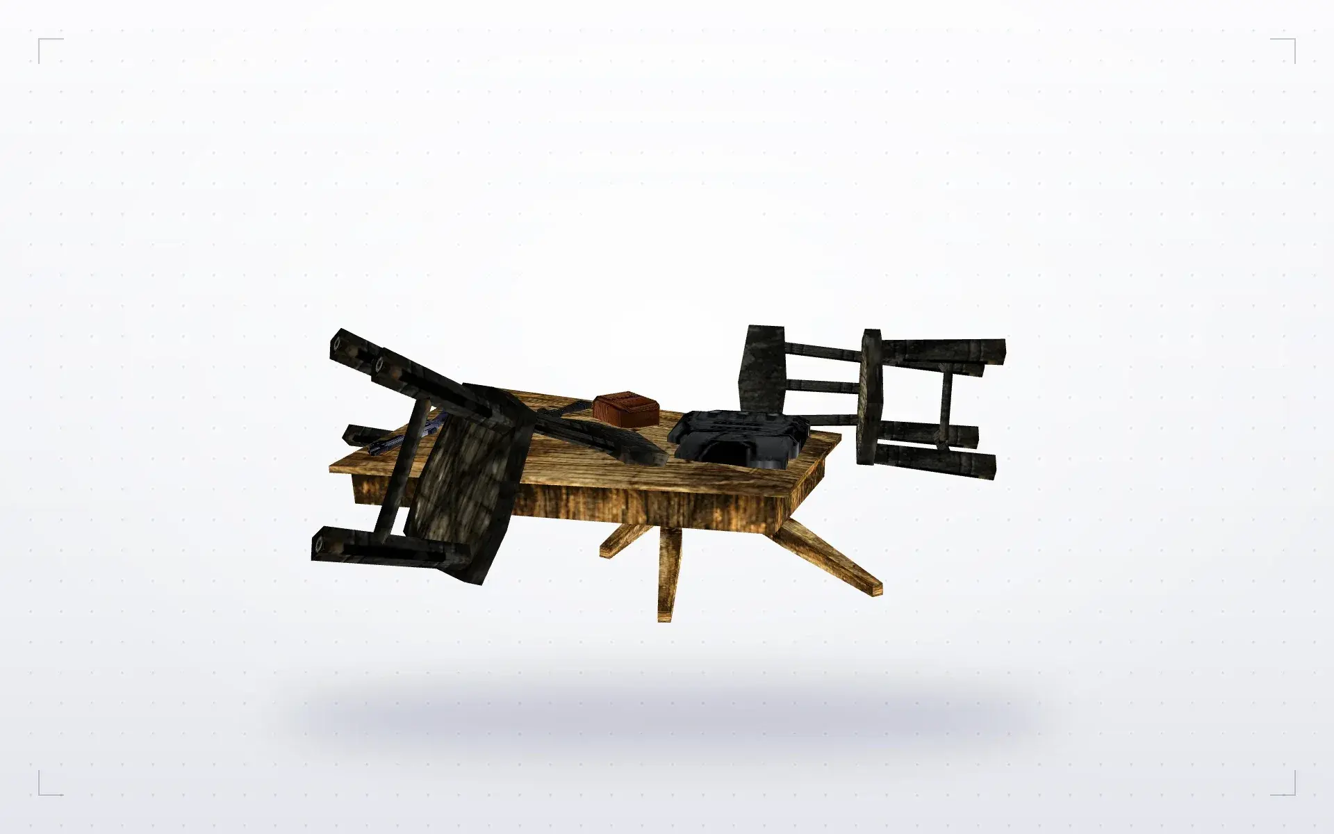 Table with Weapons and Gear — preview 2