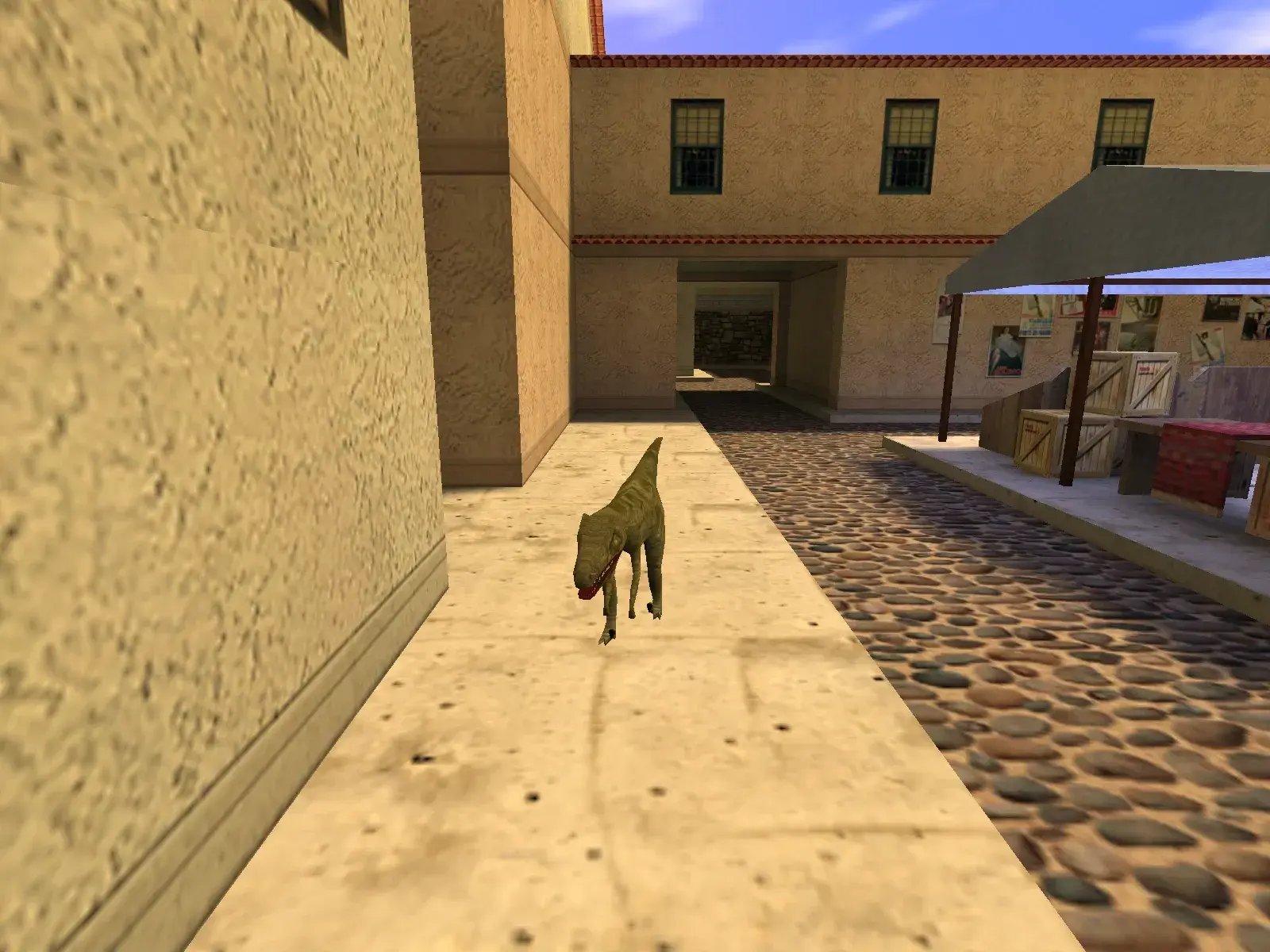 Velociraptor — cs_italy, the market street