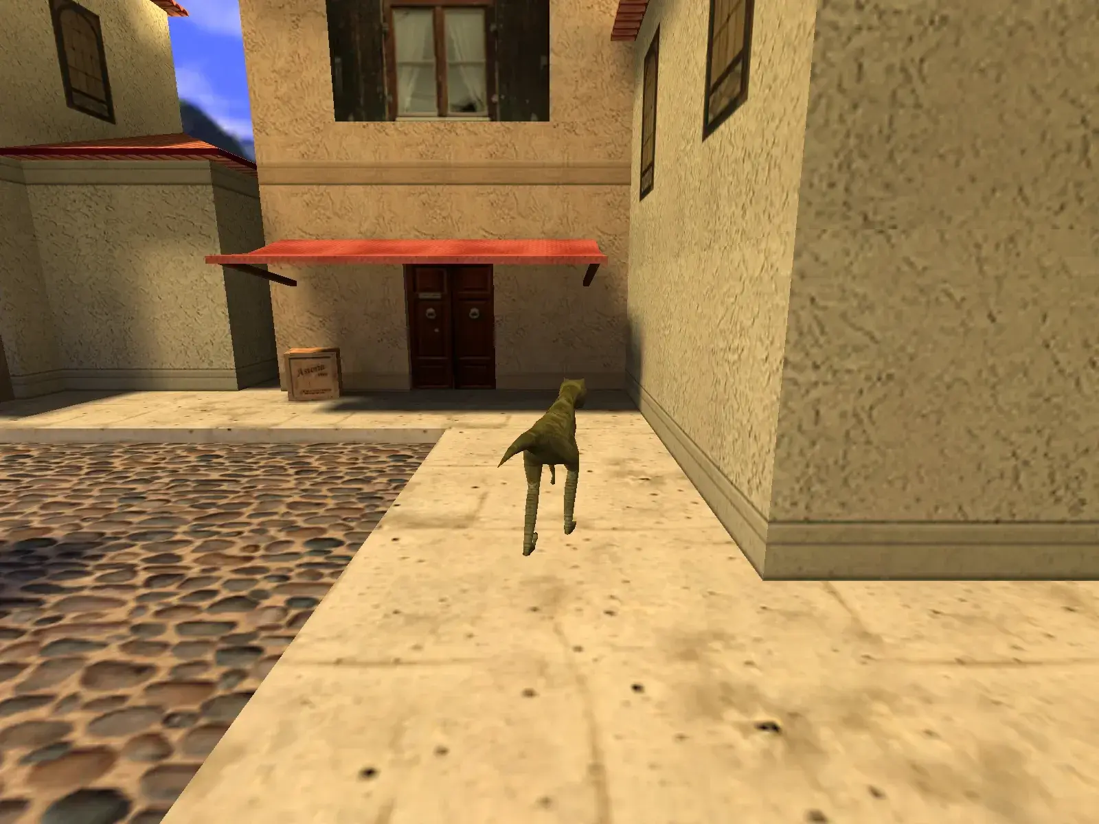 Velociraptor — cs_italy, the market street from the other side