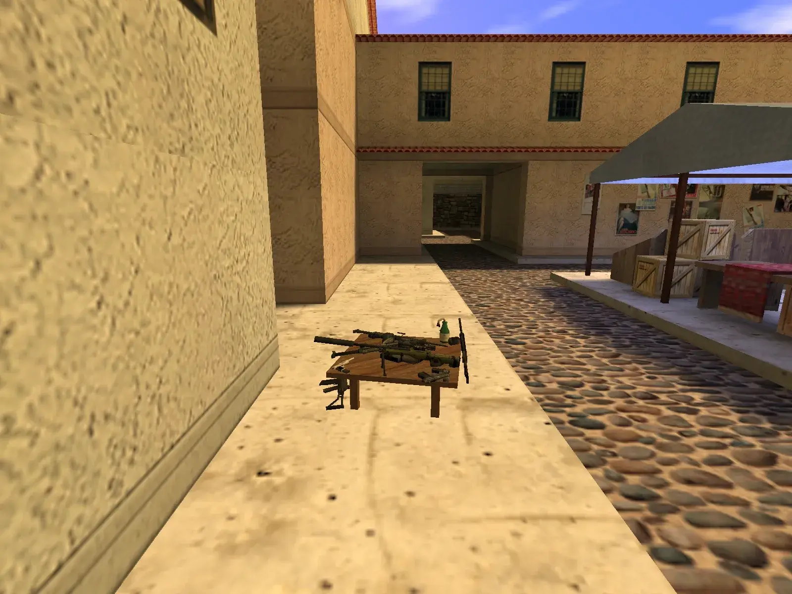 Weapons and Equipment — cs_italy, the market street